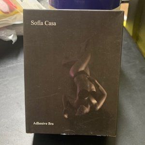 Sofía Casa Women's Beige Strapless Adhesive Bra Large NIB